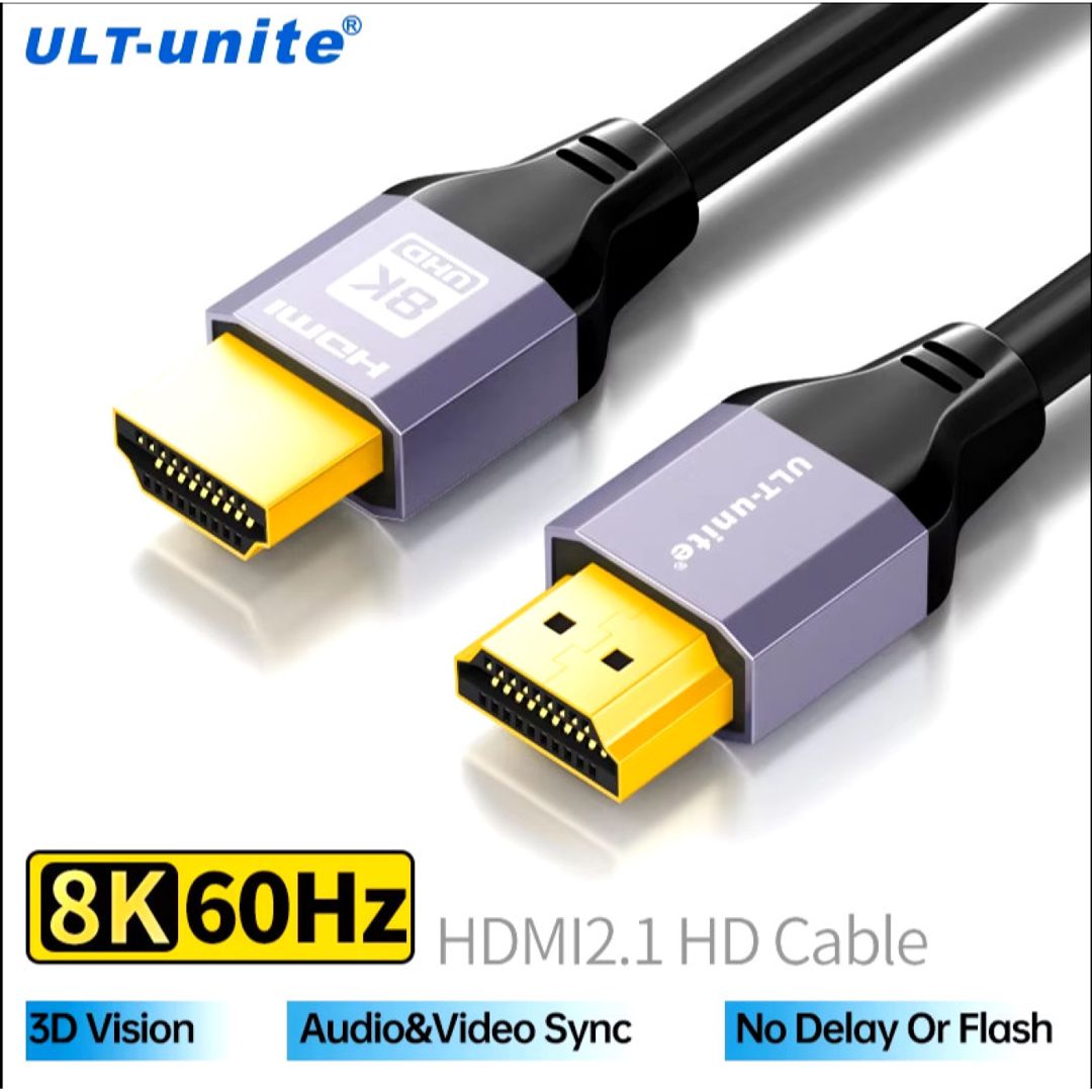 Yüksək Sürətli HDMI Kabel UHD 8K 5m 4K 120Hz ARC Hdcp Rəqəmsal Kabel — Video kabel və adapterlər, Bakı
