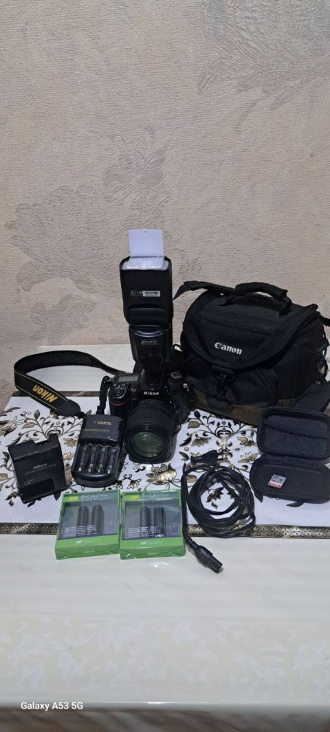 Nikon Dslr fotoaparat dəsti Komplekt: - Nikon Dslr fotoaparat gövdəsi — 650 ₼ · Bakı · Fotoaparat Nikon Dslr fotoaparat dəsti Komplekt: - Nikon Dslr fotoaparat gövdəsi — Bakı