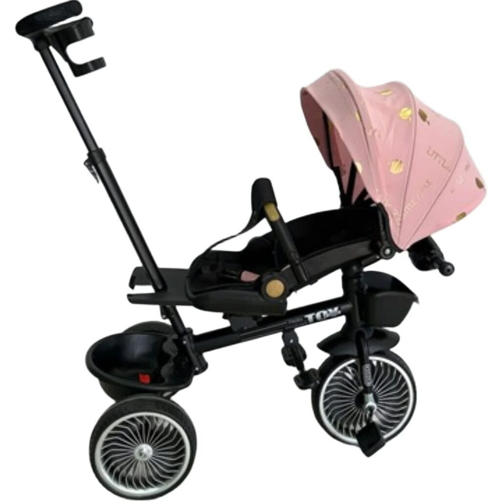 Uşaq üçtəkərli velosiped 2-si 1-də – Model 965_kz197 (çəhrayı) — Uşaq velosipedləri, Bakı