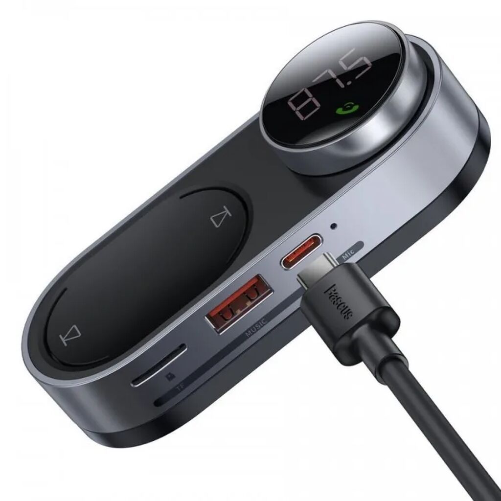 Baseus Solar Car Wireless MP3 Player CDMP000001 Black – Bluetooth — Digər, Bakı