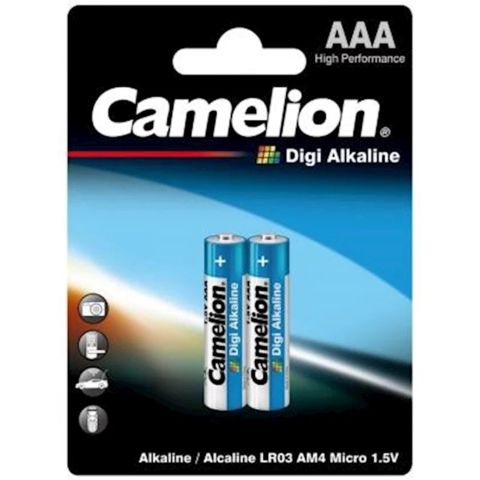 Batareya Camelion Digi Alkaline AAA LR03 — 4 ₼ · Bakı · Batareyalar və şarj cihazları Batareya Camelion Digi Alkaline AAA LR03 — Bakı
