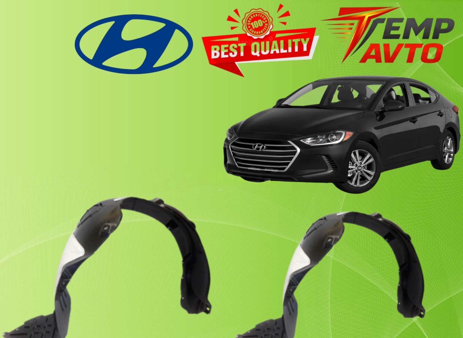 Qabaq podkrilnik Hyundai Elantra 2016-2018 2.0 — Kuzov hissələri, Bakı