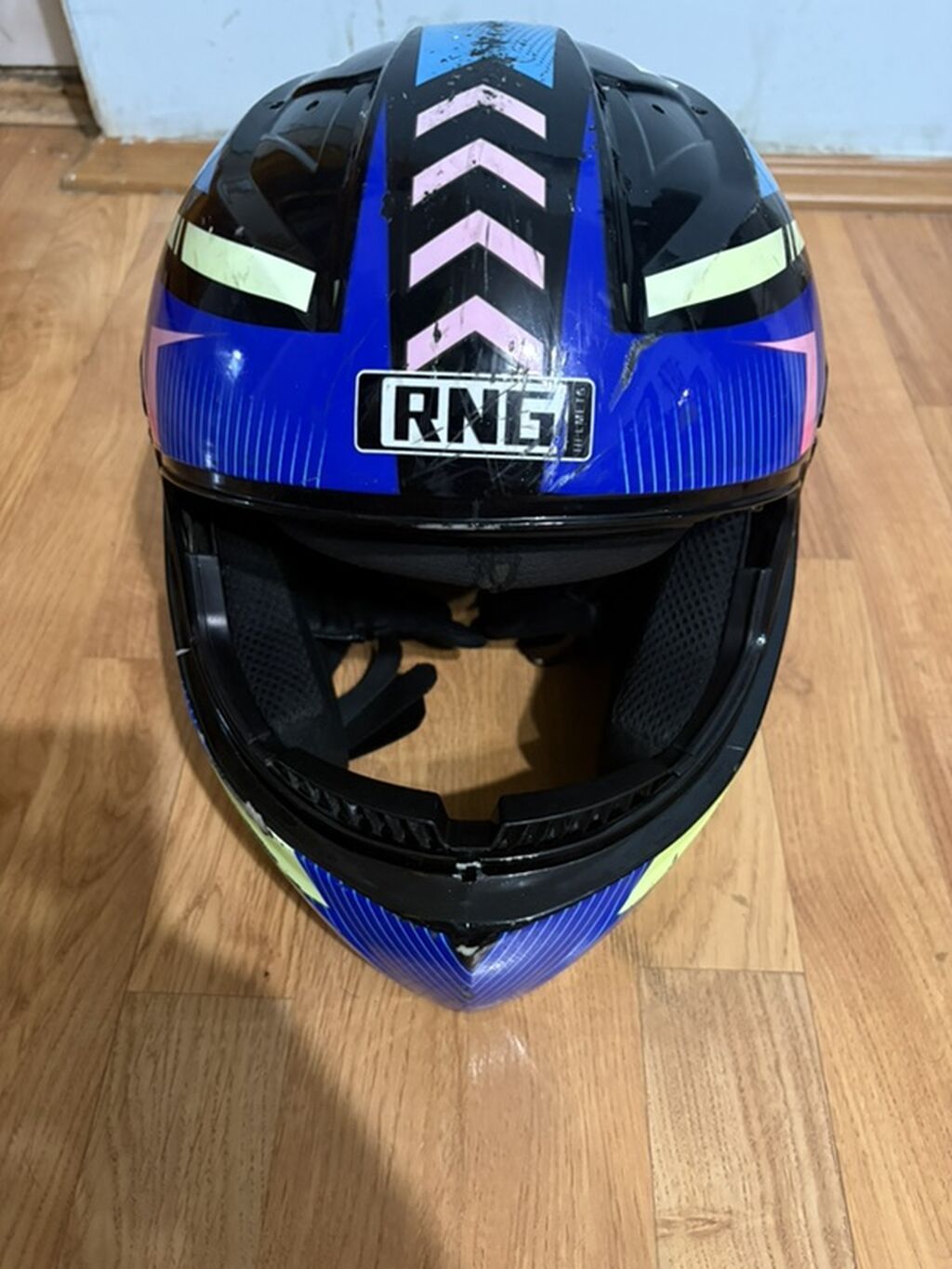 Motosiklet dəbilqəsi – RNG Rainbow model - Tip: Tam üzlü (full-face) — Motosiklet geyimi, Bakı (4)