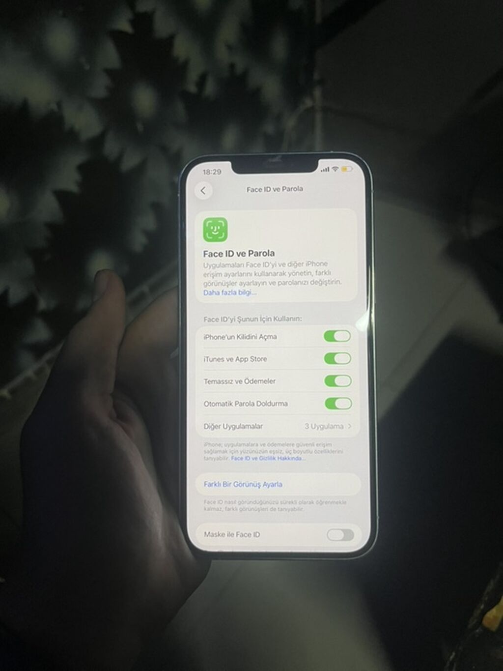 IPhone 12 Pro Max, 128 GB, Ağ, Face ID — Apple iPhone, Saray (3)
