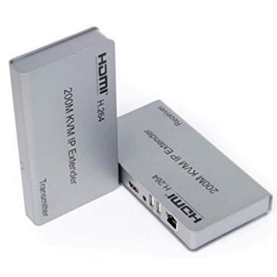 Tək Cat6/7 Kabelli 200 m HDMI KVM Ethernet Genişləndiricisi — Kabelləri, adapterlər və keçidçilər, Bakı