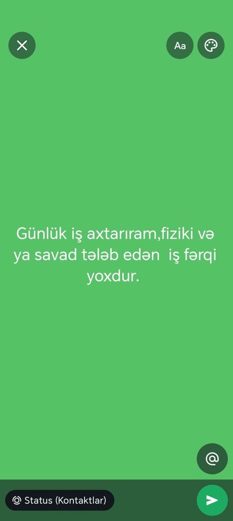 Ofisiant işi axtarıram — 35 ₼ · Bakı · İş axtarıram Ofisiant işi axtarıram — Bakı