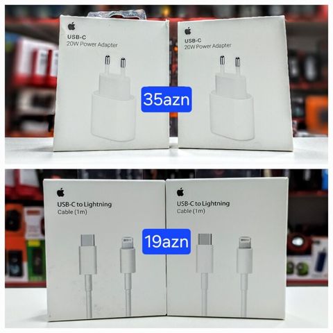 "Apple iPhone" adapter USB kabel — 19 ₼ · Bakı · Smartfonlar "Apple iPhone" adapter USB kabel — Bakı