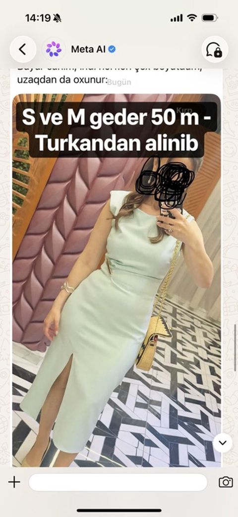 Zərif açıq yaşıl rəngdə midi don - Model: bel hissəsində büzgü və — 50 ₼ · Bakı · Gündəlik paltarlar Zərif açıq yaşıl rəngdə midi don - Model: bel hissəsində büzgü və — Bakı