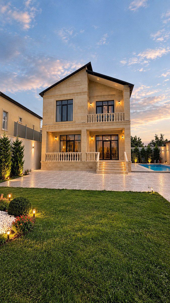 Satılır 5 otaqlı həyət evi/bağ evi 215 m² — Ev, villa, Bakı (2)