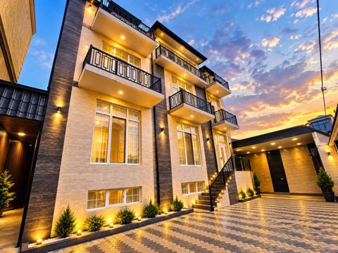 Satılır 8 otaqlı həyət evi/bağ evi 400 m² — Bakı