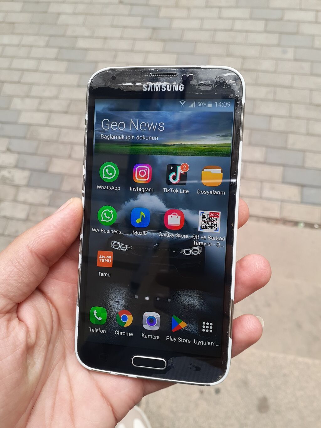 Samsung Galaxy S5 Active, 16 GB, rəng - Ağ, Zəmanət, Düyməli, Sensor — Samsung, Gəncə (5)