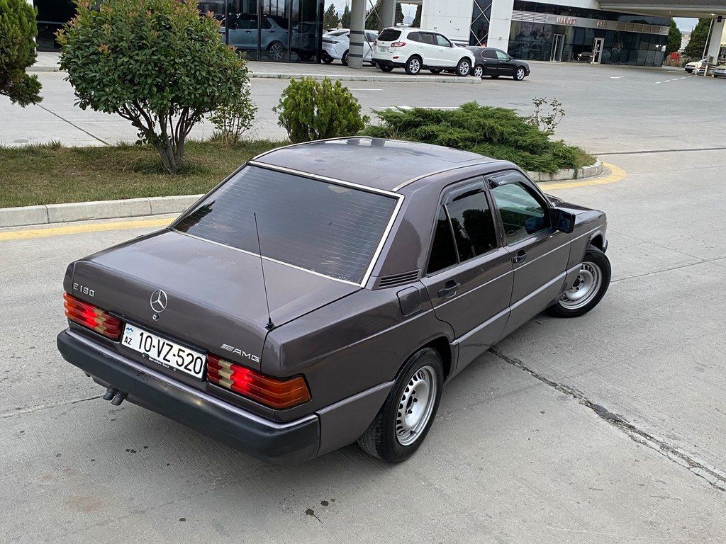 Mercedes 190, 2.0 L, 1990 il, 275 000 km 10-VZ-520 — Avtomobillər, Bakı (3)
