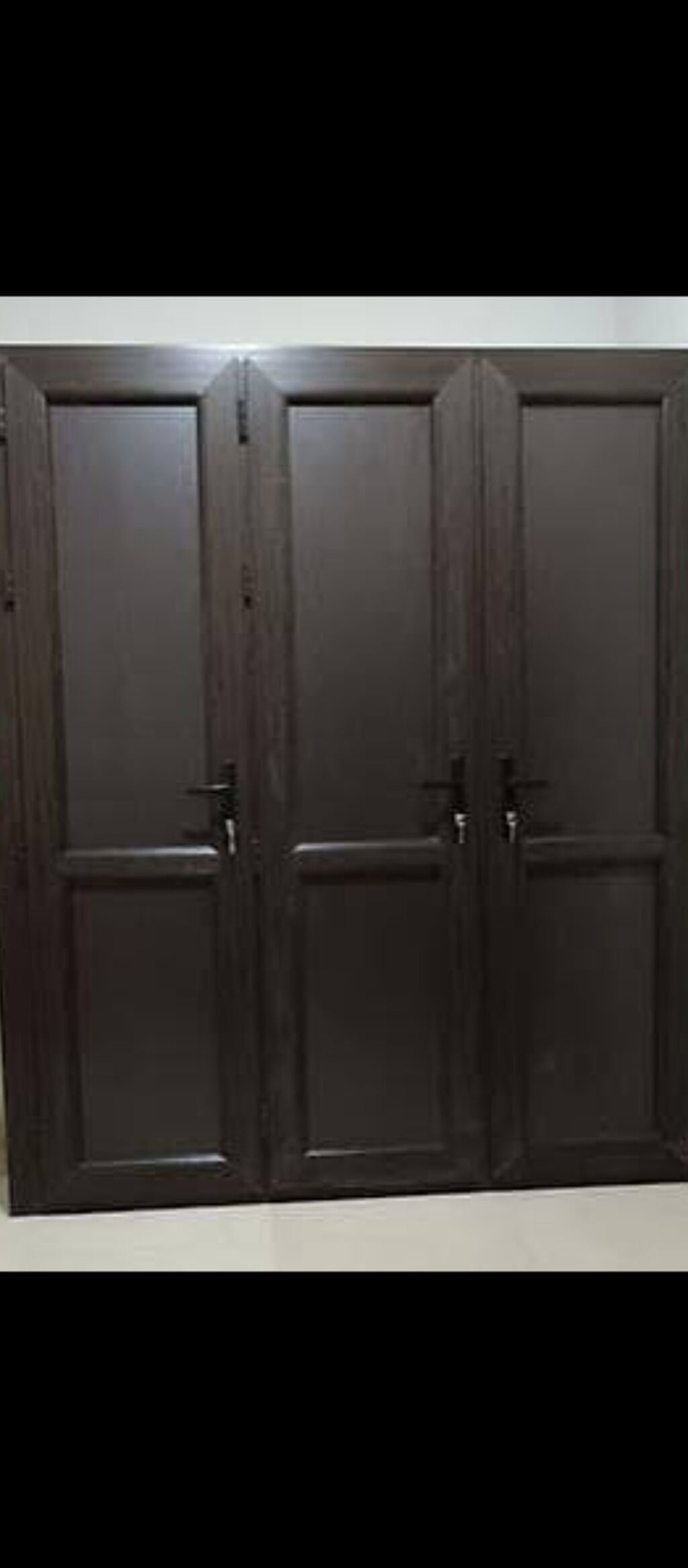 PVC və taxta şkaf/çəkmə qapılar – balkon, dəhliz və həyət üçün — Mebel, Bakı (9)
