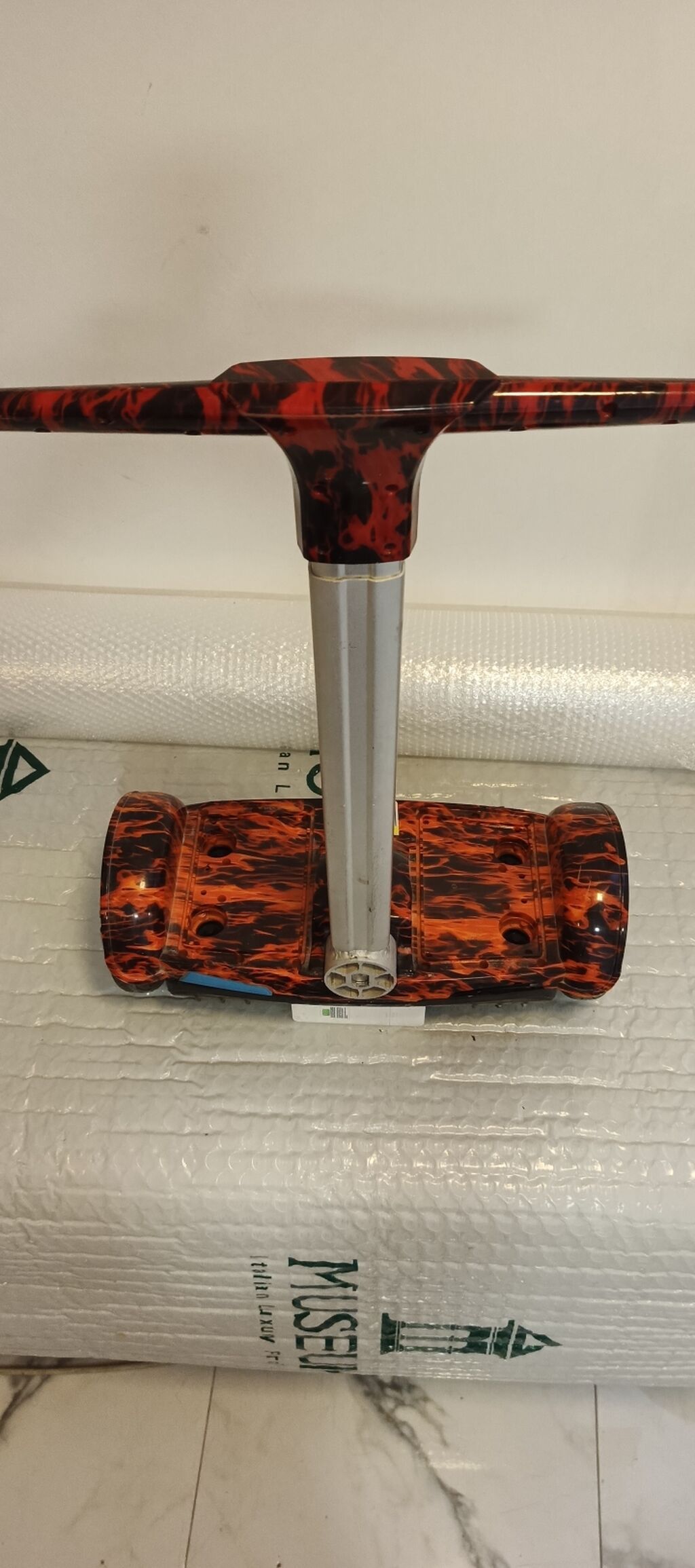 Elektrikli hoverboard (özünü-tarazlayan skuter) – alov naxışlı gövdə — Hiroskopler, Bakı (4)