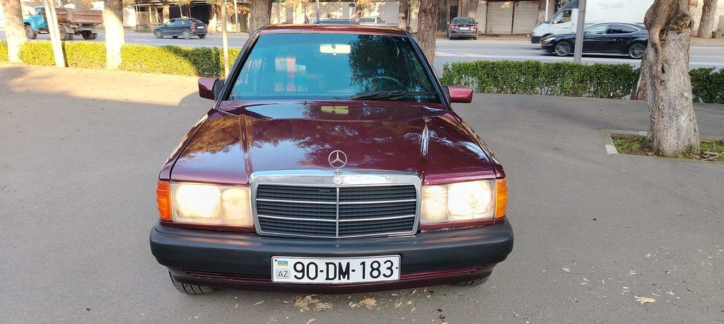 Mercedes 190, 1.8 L, 1992 il, 425 000 km 90-DM-183 — Avtomobillər, Bakı (4)