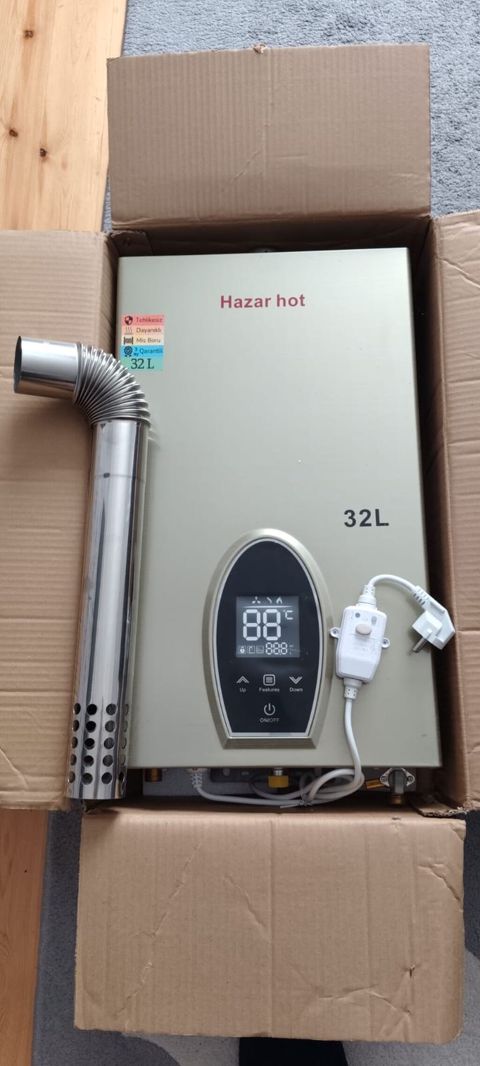 Hazar Hot qazla işləyən su qızdırıcısı – 32L - Tutumu: 32 litr — 220 ₼ · Bakı · Su qızdırıcılar Hazar Hot qazla işləyən su qızdırıcısı – 32L - Tutumu: 32 litr — Bakı