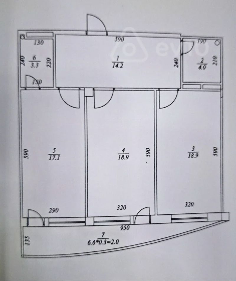 2 otaqlı mənzil, 84 m², General Məmmədşərif Həmidov — Mənzil, Bakı (8)