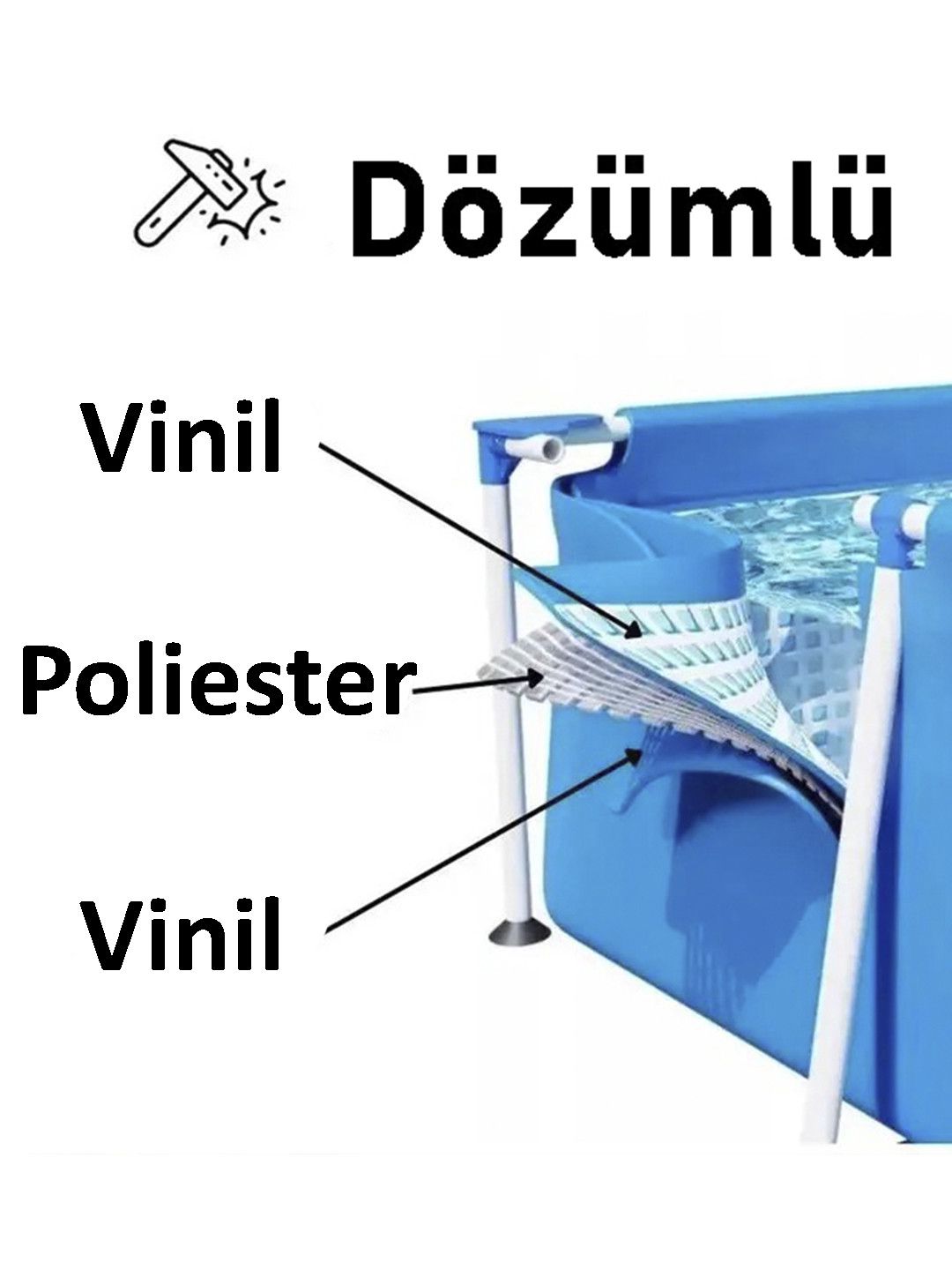 Hovuz Intex 4485TX28206, karkas, dairəvi, göy, 305x305x76 sm, həcm 4485 l — Hovuzlar, Bakı (3)