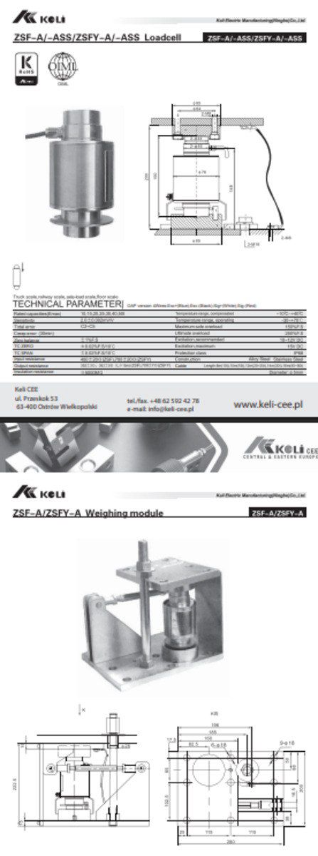 Loadcell Keli Zsfy -A30T C3 — Biznes və avadanlıq, Bakı (3)