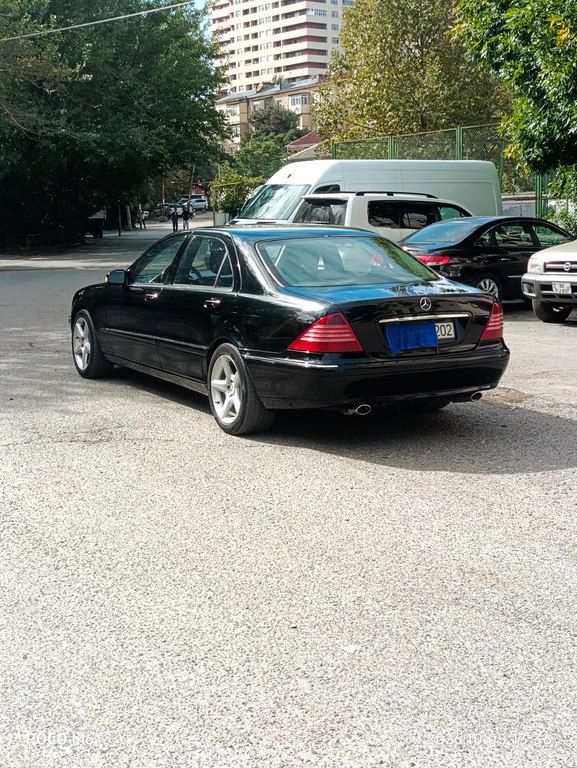 Mercedes S 320, 3.2 L, 2003 il, 280 000 km — Avtomobillər, Bakı (8)