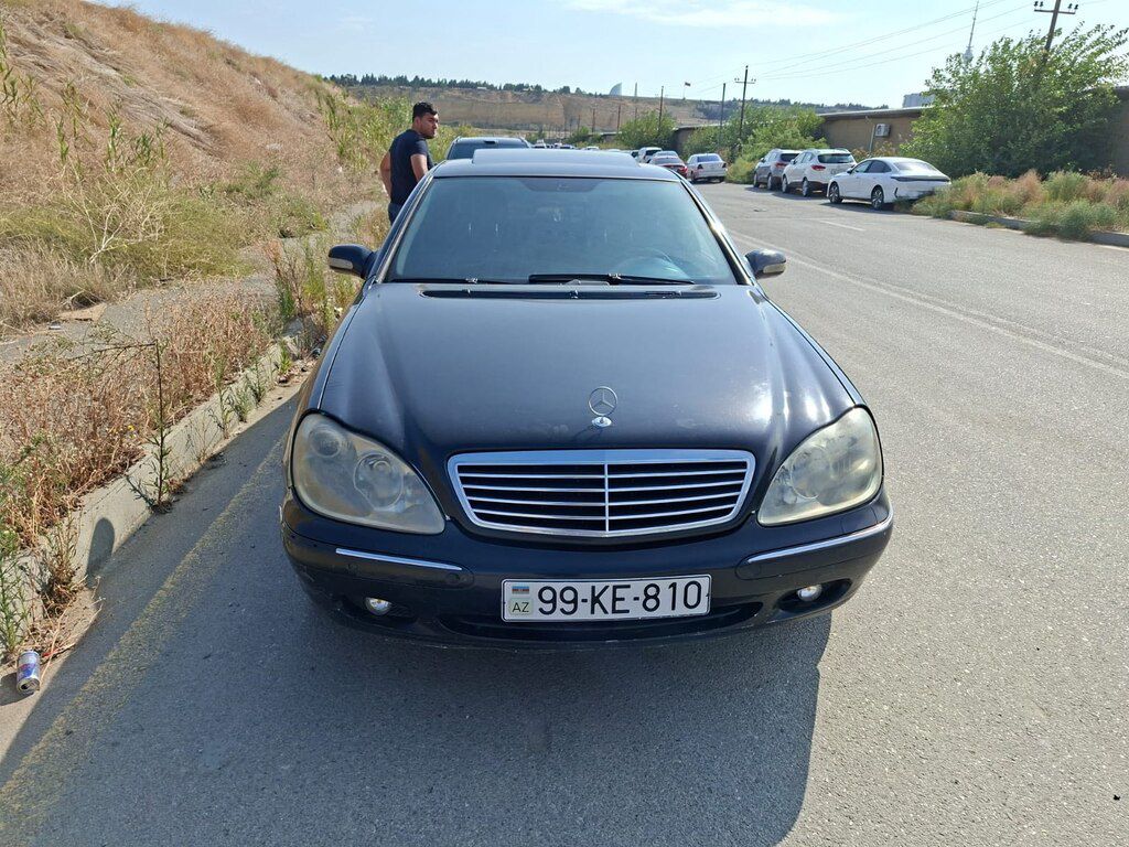 Mercedes S 320, 3.2 L, 2001 il, 273 000 km 99-KE-810 — Avtomobillər, Bakı (3)