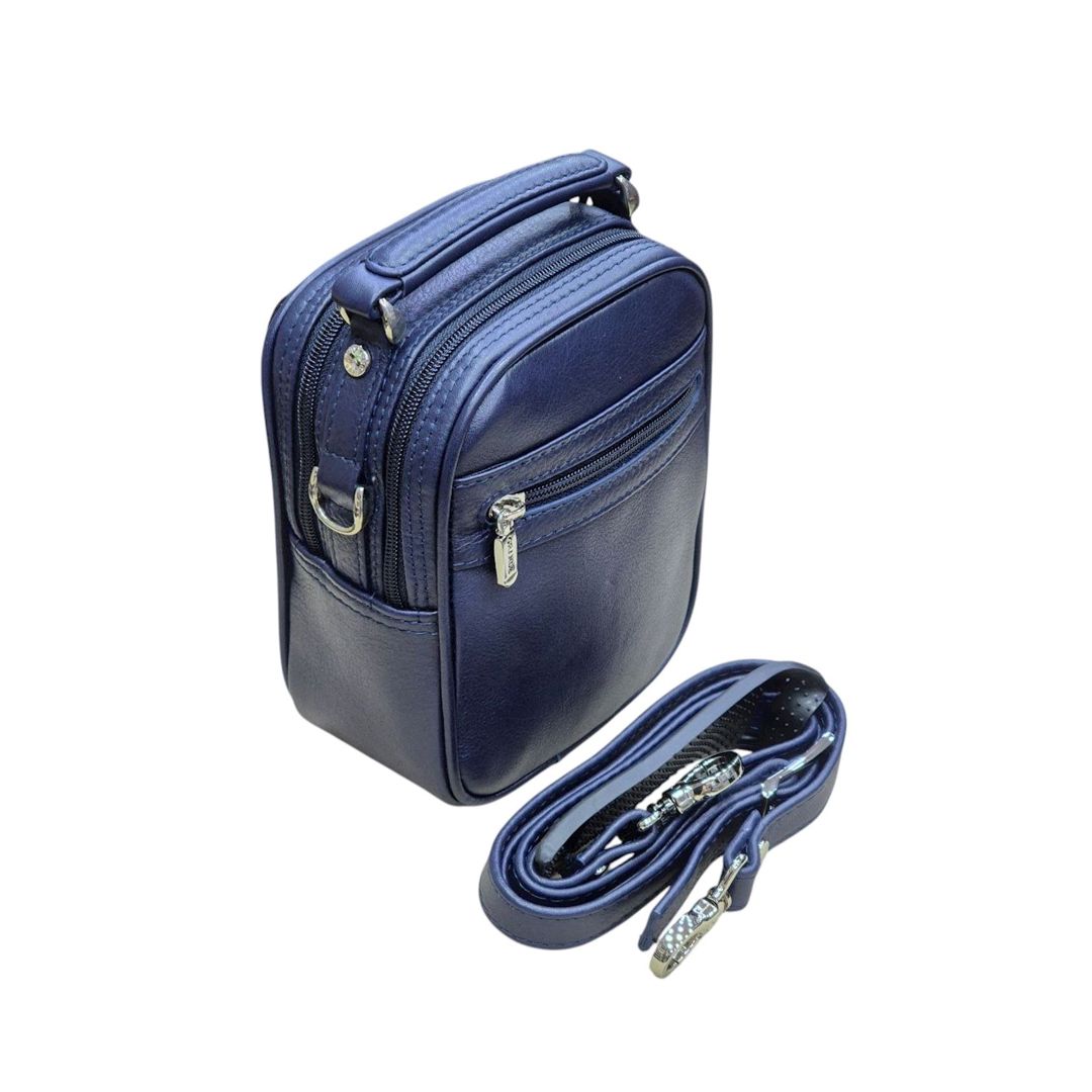 Dəri borsetka Grande_4586_Blue — Mallar, Bakı (2)