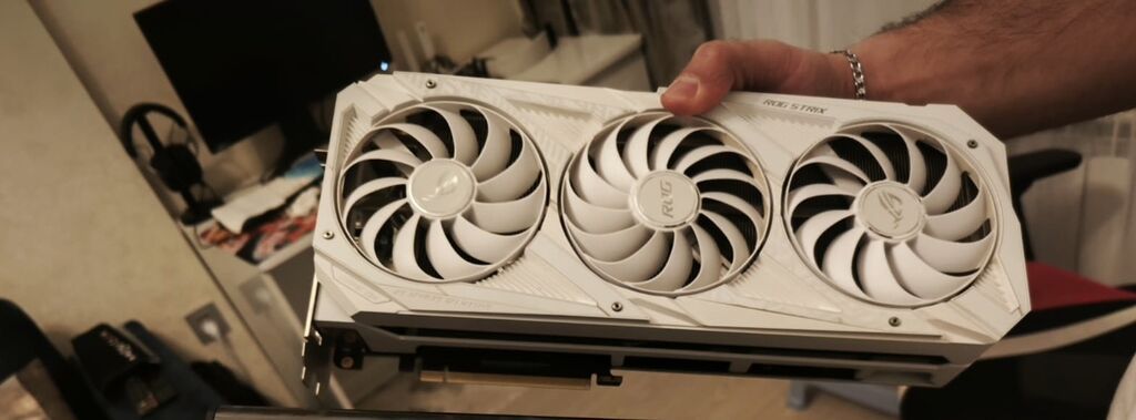 Video kart asus ros strix 3080 10 GB video kart ideal veziyyetdedi — Masaüstü kompüterlər, Bakı (2)