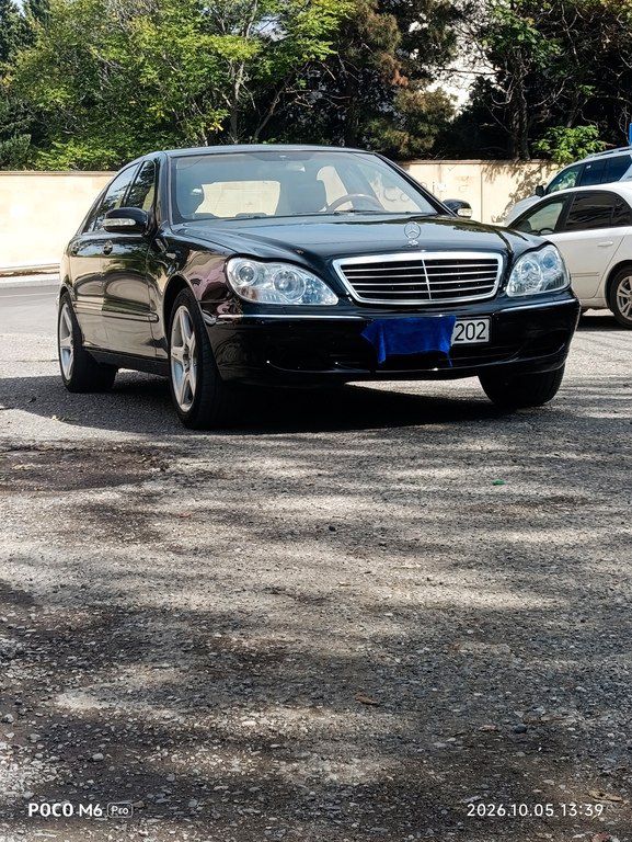 Mercedes S 320, 3.2 L, 2003 il, 280 000 km — Avtomobillər, Bakı (5)