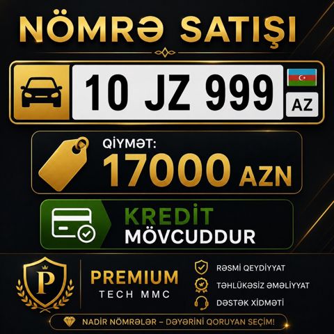 Avtomobil qeydiyyat nişanı - 10-JZ-999 — Dreams Telecom