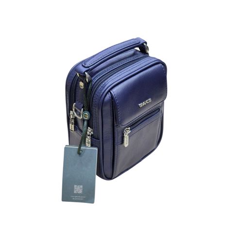 Dəri borsetka Grande_4586_Blue — Bakı
