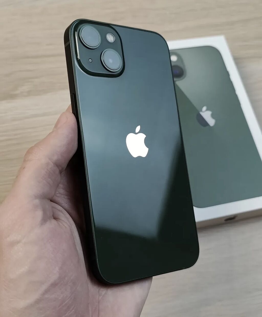 IPhone 13, 128 GB, Alpine Green, Zəmanət, Simsiz şarj, Face ID — Apple iPhone, Bakı (2)