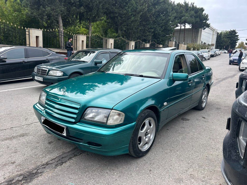 Mercedes C 200, 2.0 L, 1998 il, 384 512 km — Avtomobillər, Bakı