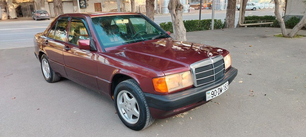 Mercedes 190, 1.8 L, 1992 il, 425 000 km 90-DM-183 — Avtomobillər, Bakı (7)