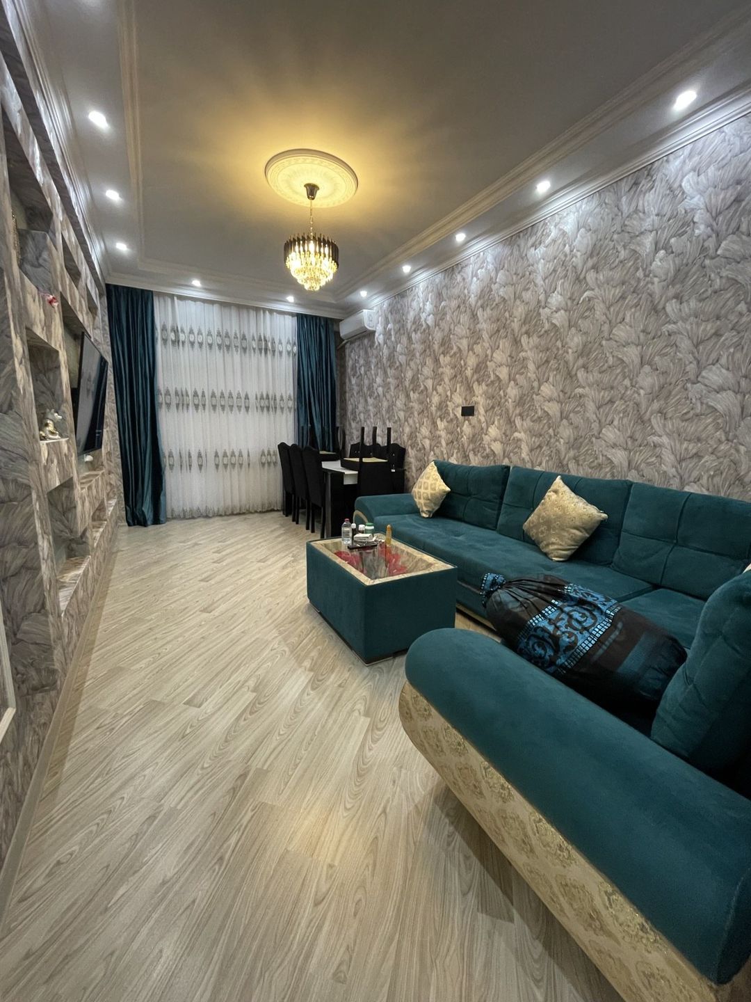 İcarəyə verilir 2 otaqlı yeni tikili 90 m² — Mənzil, Bakı (9)