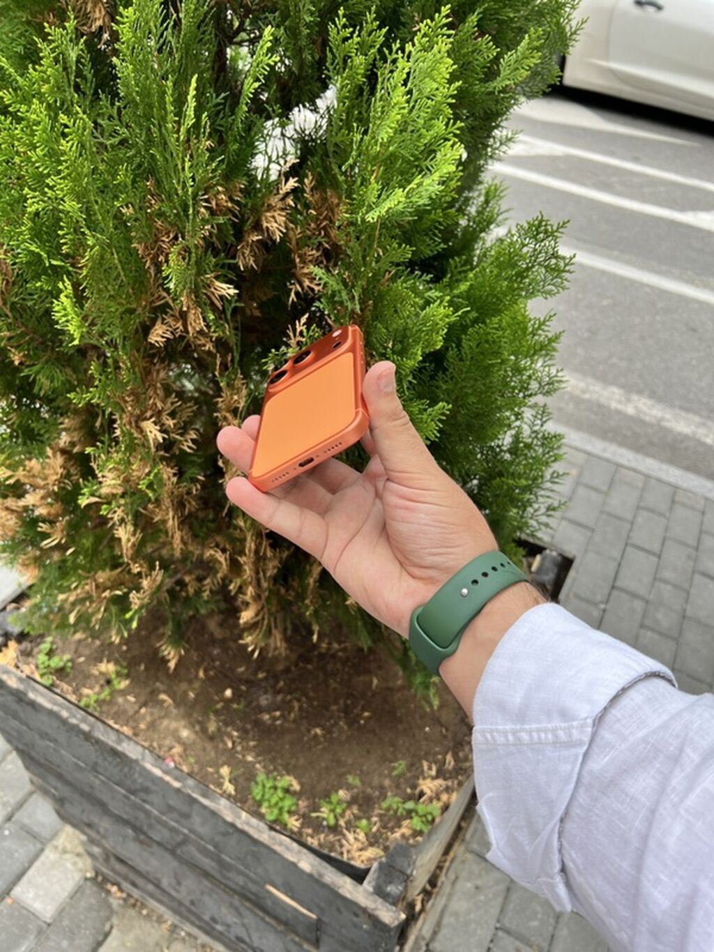 IPhone 17 Pro, 256 GB, Narıncı, Zəmanət, Simsiz şarj, Face ID — Apple iPhone, Bakı (7)