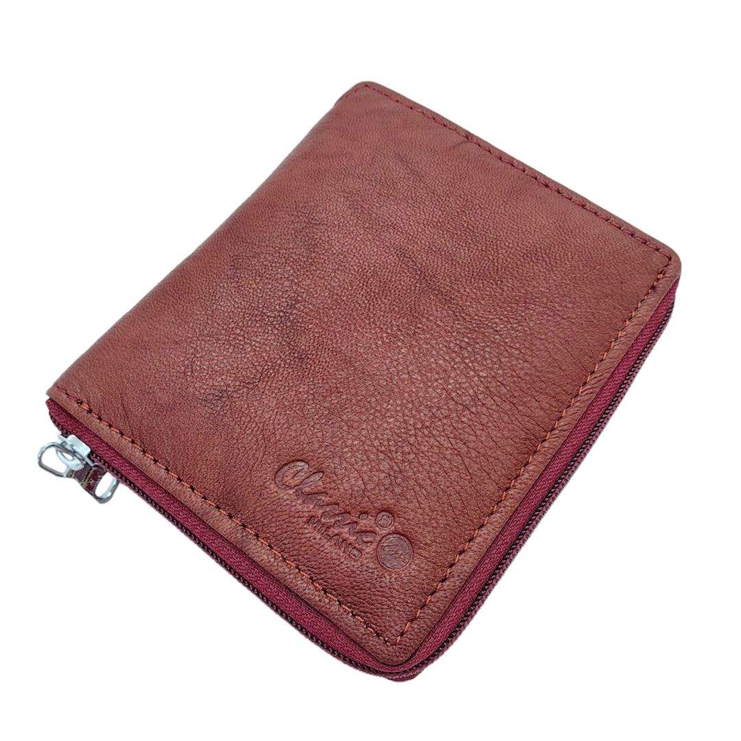 Dəri pulqabı kişi üçün Classic 404RZ Maroon — Mallar, Bakı (3)
