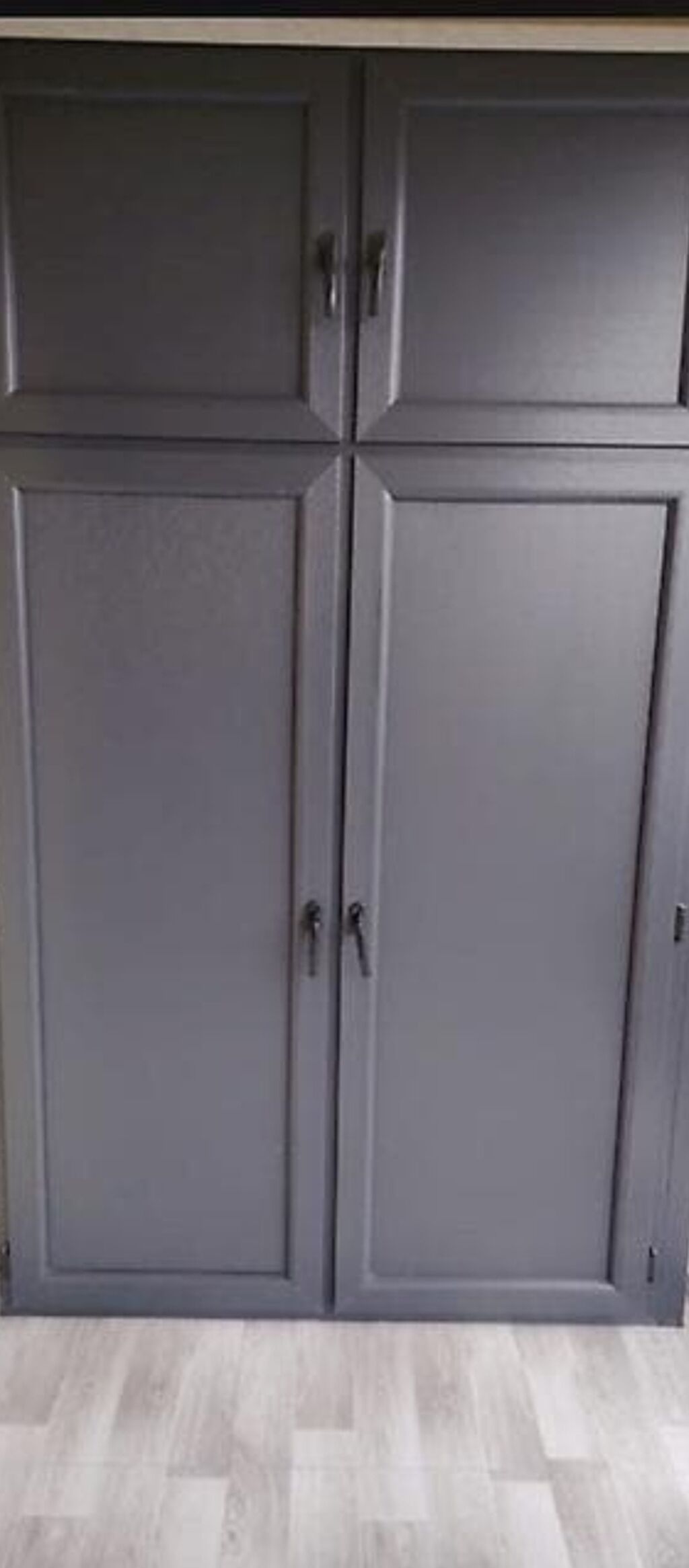 PVC və taxta şkaf/çəkmə qapılar – balkon, dəhliz və həyət üçün — Mebel, Bakı (6)