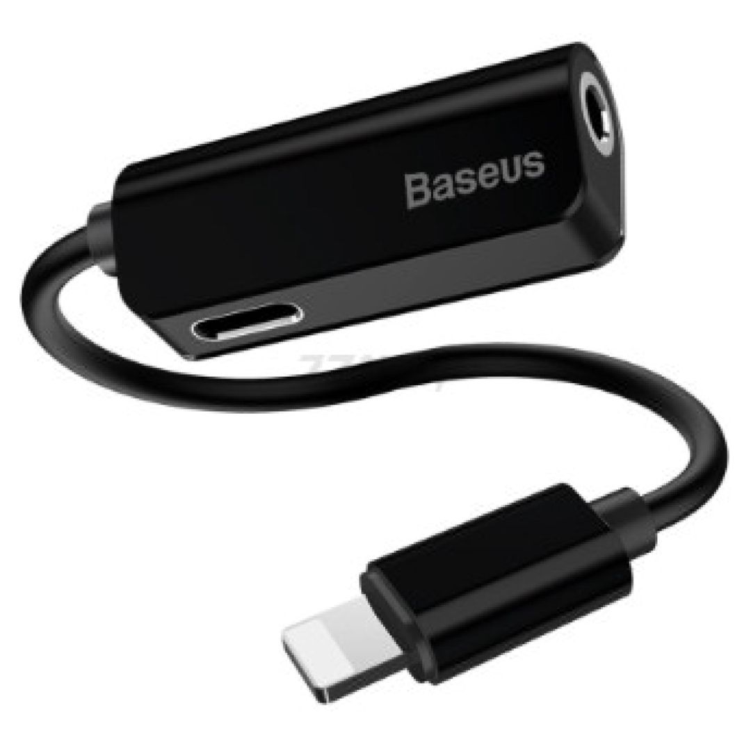Səs adapteri Baseus L32 IP Male to 3.5 mm and Lightning Female Adapter CALL32-01 — Smartfon üçün kabelləri və keçidçilər, Bakı