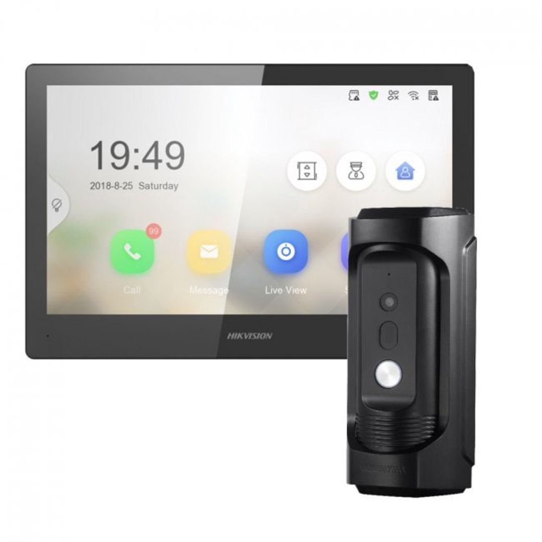 Hikvision DS-KH8520-WTE1 + DS-KB8113-IME1 — Domofonlar, Bakı
