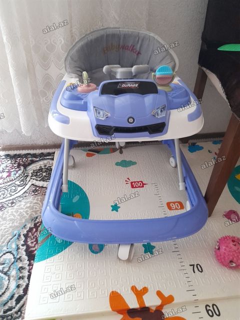Uşaq gəzdiricisi – “BabyWalker” model - Avtomobil dizaynlı ön panel — Bakı