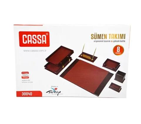 Cassa 30040 Masaüstü Dəst – 8 parçalı qəhvəyi ofis komplekti Məhsul — Bakı