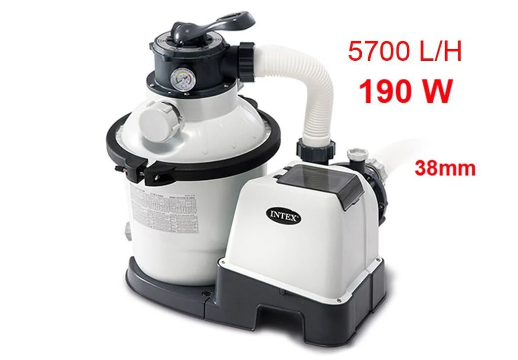 Peşəkar Intex 26644 Qum Filtr-Nasosu (4.500 L/saat) Intex 26644 — Su nasosu, Bakı