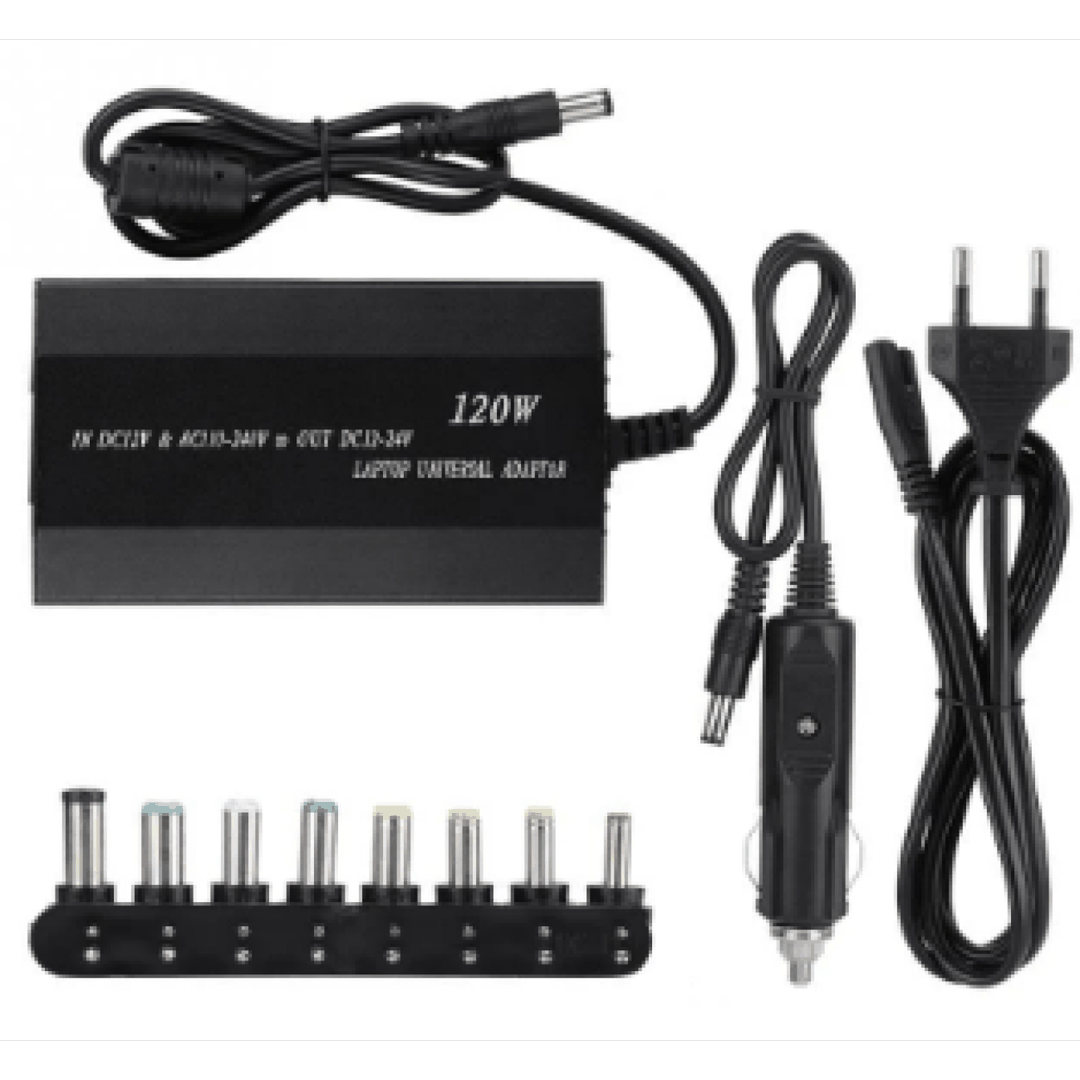 Universal Noutbuk Avtomobil və Ev üçün Şarj Cihazı Adapteri -120W — Keçidçilər və sabit disk qutular, Bakı (3)