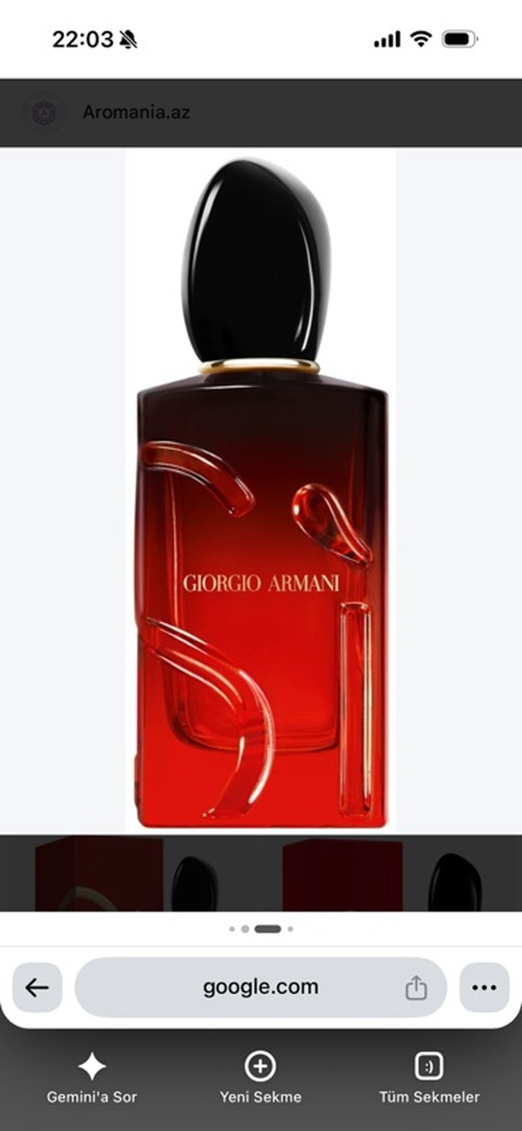 Giorgio Armani Sì Passione Eau de Parfum – qadın ətiri - Növ: Eau de — Ətir, Masazır (2)