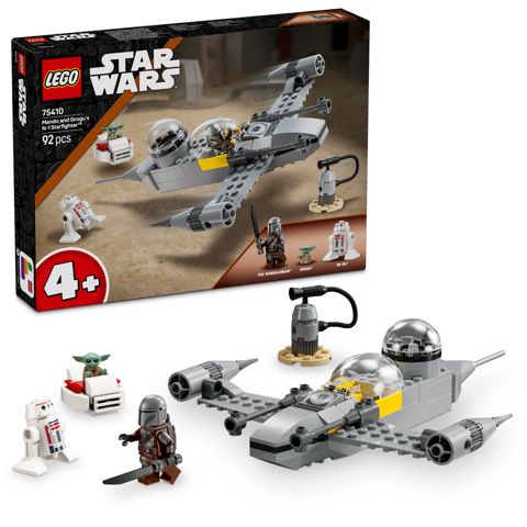 Konstruktor Lego Star Wars Mando and Grogu's N-1 Starfighter 75410 — Bakı