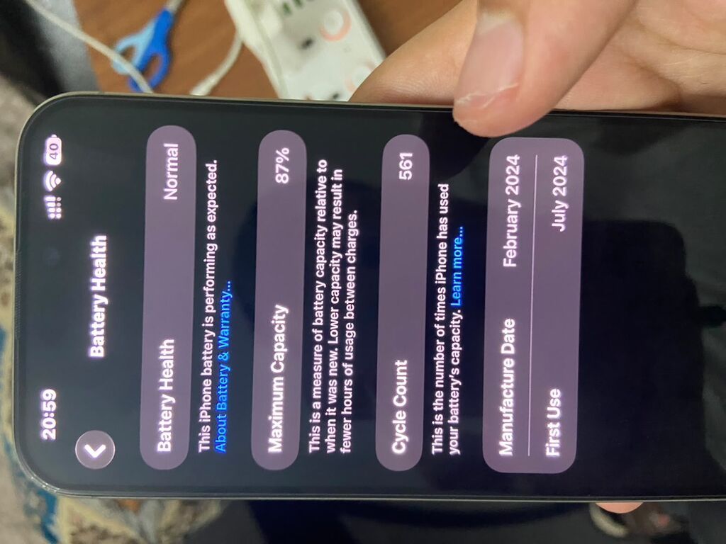 IPhone 15 Pro Max, 256 GB, Gümüşü, Face ID — Apple iPhone, Xırdalan (8)