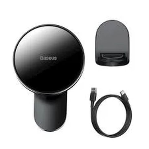 Magnetic Wireless Car Charger 15W MagSafe Compatible Dashboard/Air — Bakı