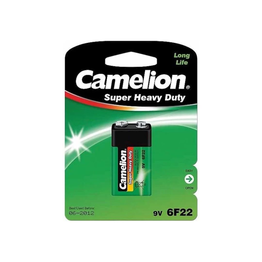 Batareya Camelion Super Heavy Duty 6F22-BP1G 9V/6F22 — Batareyalar və şarj cihazları, Bakı