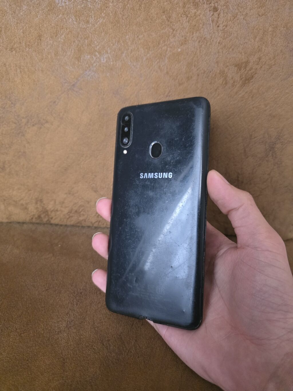 Samsung Galaxy A20s, 32 GB, rəng - Qara, Zəmanət, Düyməli, Sensor — Samsung, Bakı