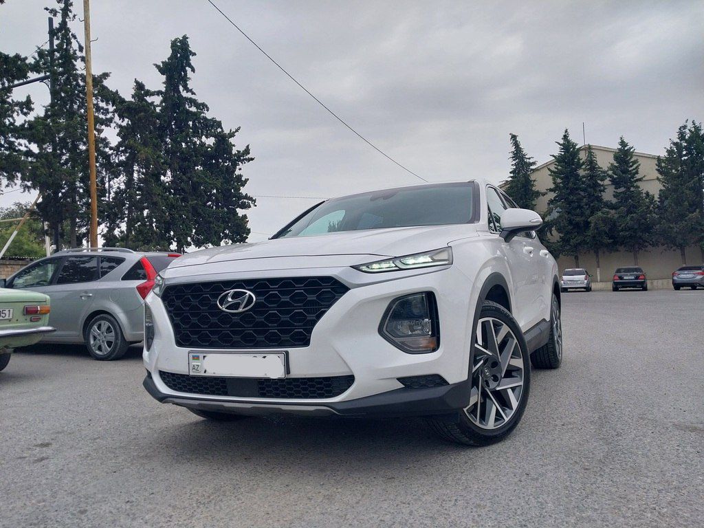 Hyundai Santa Fe, 2.0 L, 2019 il, 249 000 km 99-UU-051 — Avtomobillər, Bakı (3)